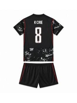 Otroški Nogometna dresi replika Kanada Ismael Kone #8 Gostujoči SP 2026 Kratek rokav (+ hlače)